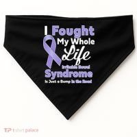 Irritable Bowel Syndrome Awareness IBS Bump In The Road USA-Made Doggie Bandana thumb 0