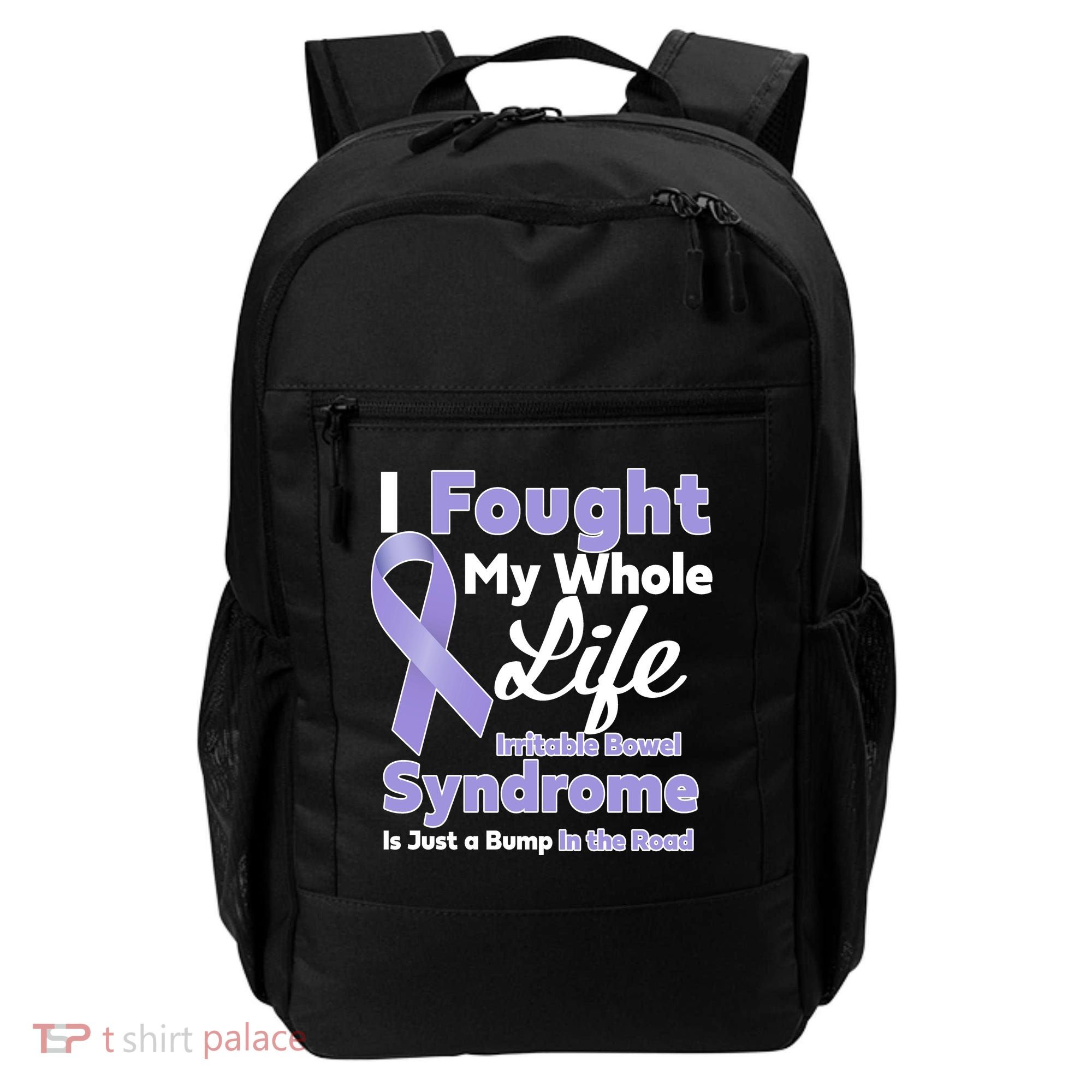 Irritable Bowel Syndrome Awareness IBS Bump In The Road Backpack