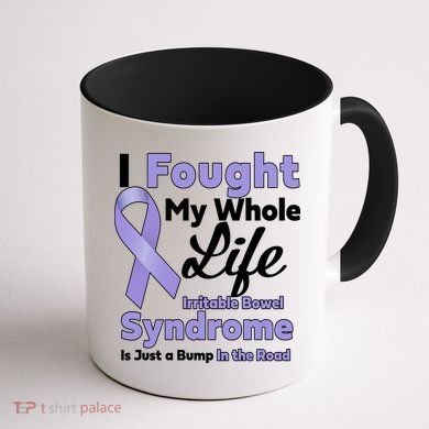 Irritable Bowel Syndrome Awareness IBS Bump In The Road Coffee Mug back
