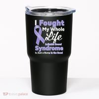 Irritable Bowel Syndrome Awareness IBS Bump In The Road Tumbler thumb 0