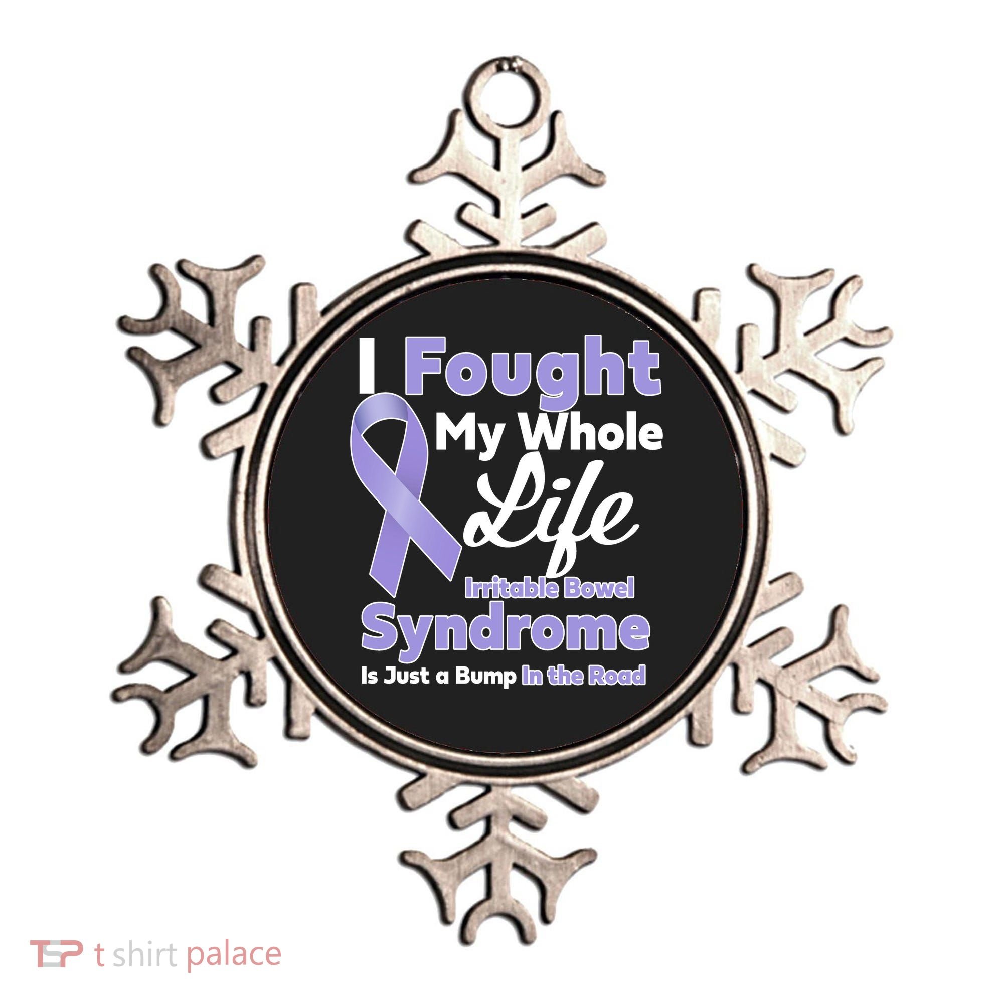 Irritable Bowel Syndrome Awareness IBS Bump In The Road Ornament