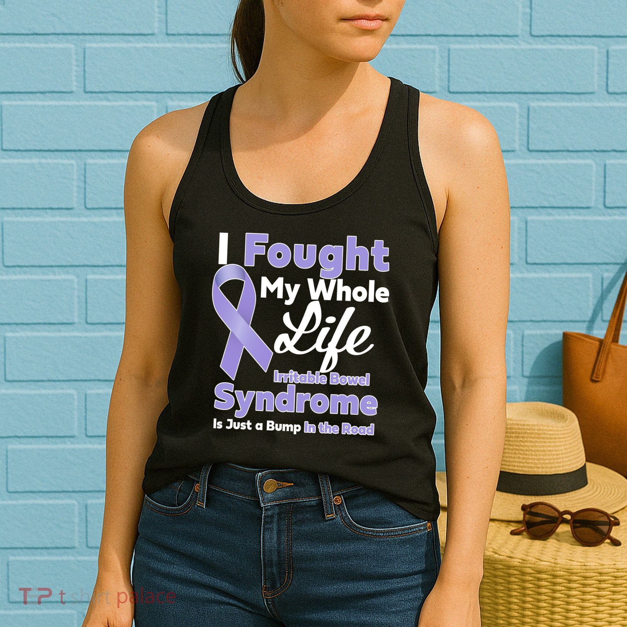 Irritable Bowel Syndrome Awareness IBS Bump In The Road Women's Tank Top