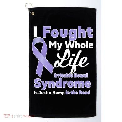 Irritable Bowel Syndrome Awareness IBS Bump In The Road Golf Towel