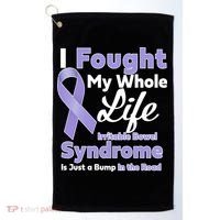 Irritable Bowel Syndrome Awareness IBS Bump In The Road Golf Towel thumb 0