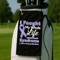 Irritable Bowel Syndrome Awareness IBS Bump In The Road Golf Towel thumb 2