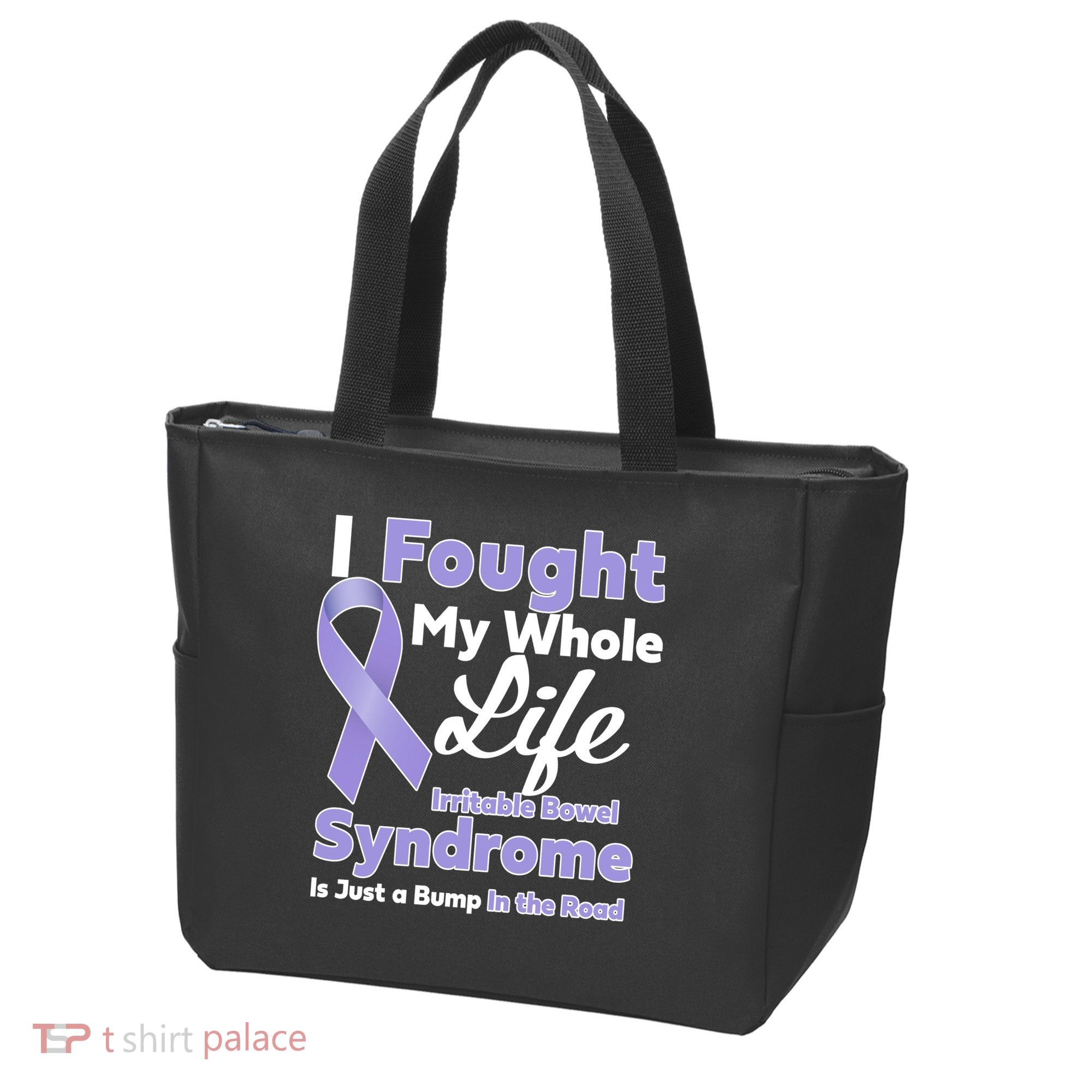 Irritable Bowel Syndrome Awareness IBS Bump In The Road Tote Bag