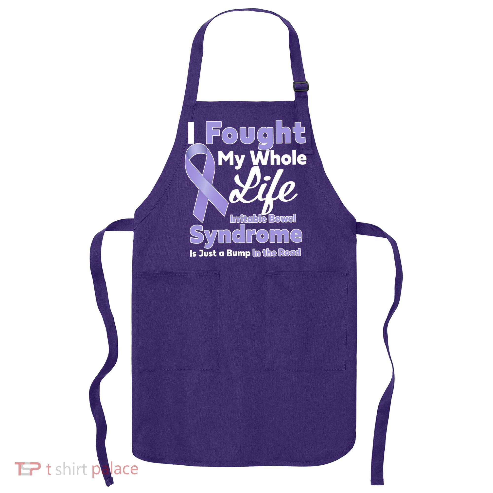 Irritable Bowel Syndrome Awareness IBS Bump In The Road Apron