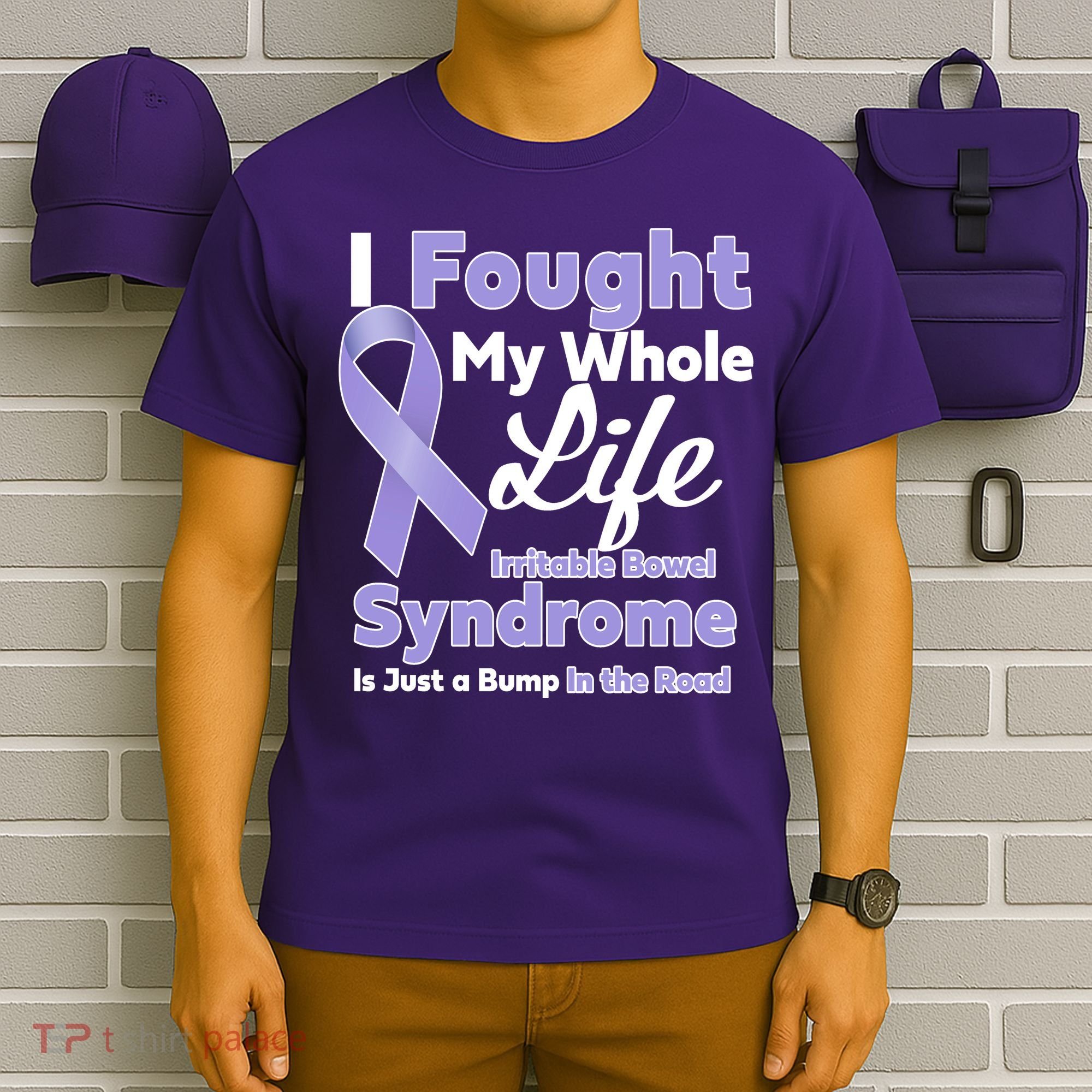 Irritable Bowel Syndrome Awareness IBS Bump In The Road T-Shirt