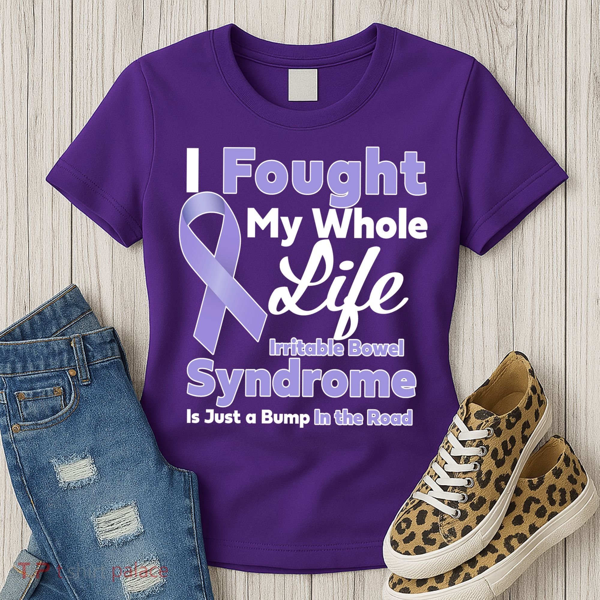 Irritable Bowel Syndrome Awareness IBS Bump In The Road Women's T-Shirt