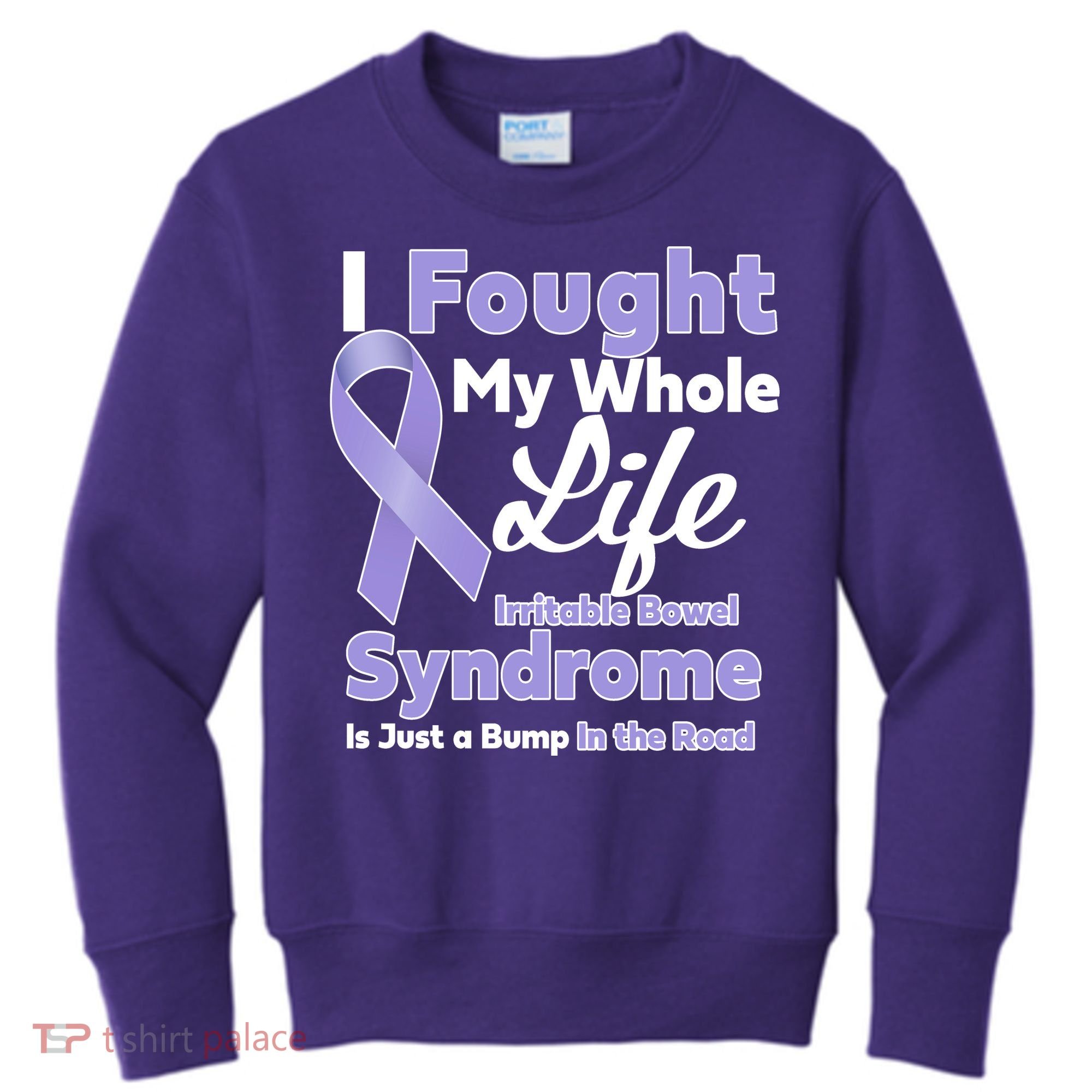 Irritable Bowel Syndrome Awareness IBS Bump In The Road Kids Sweatshirt