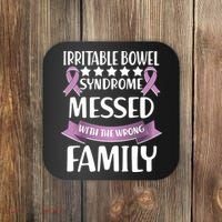 Irritable Bowel Syndrome Messed With The Wrong Family Coaster thumb 0