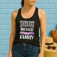 Irritable Bowel Syndrome Messed With The Wrong Family Women's Tank Top thumb 2