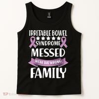 Irritable Bowel Syndrome Messed With The Wrong Family Tank Top thumb 2