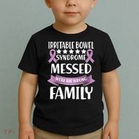 Irritable Bowel Syndrome Messed With The Wrong Family Toddler T-Shirt thumb 2