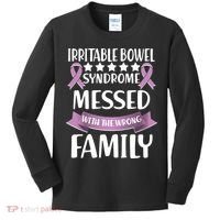 Irritable Bowel Syndrome Messed With The Wrong Family Kids Long Sleeve Shirt thumb 0