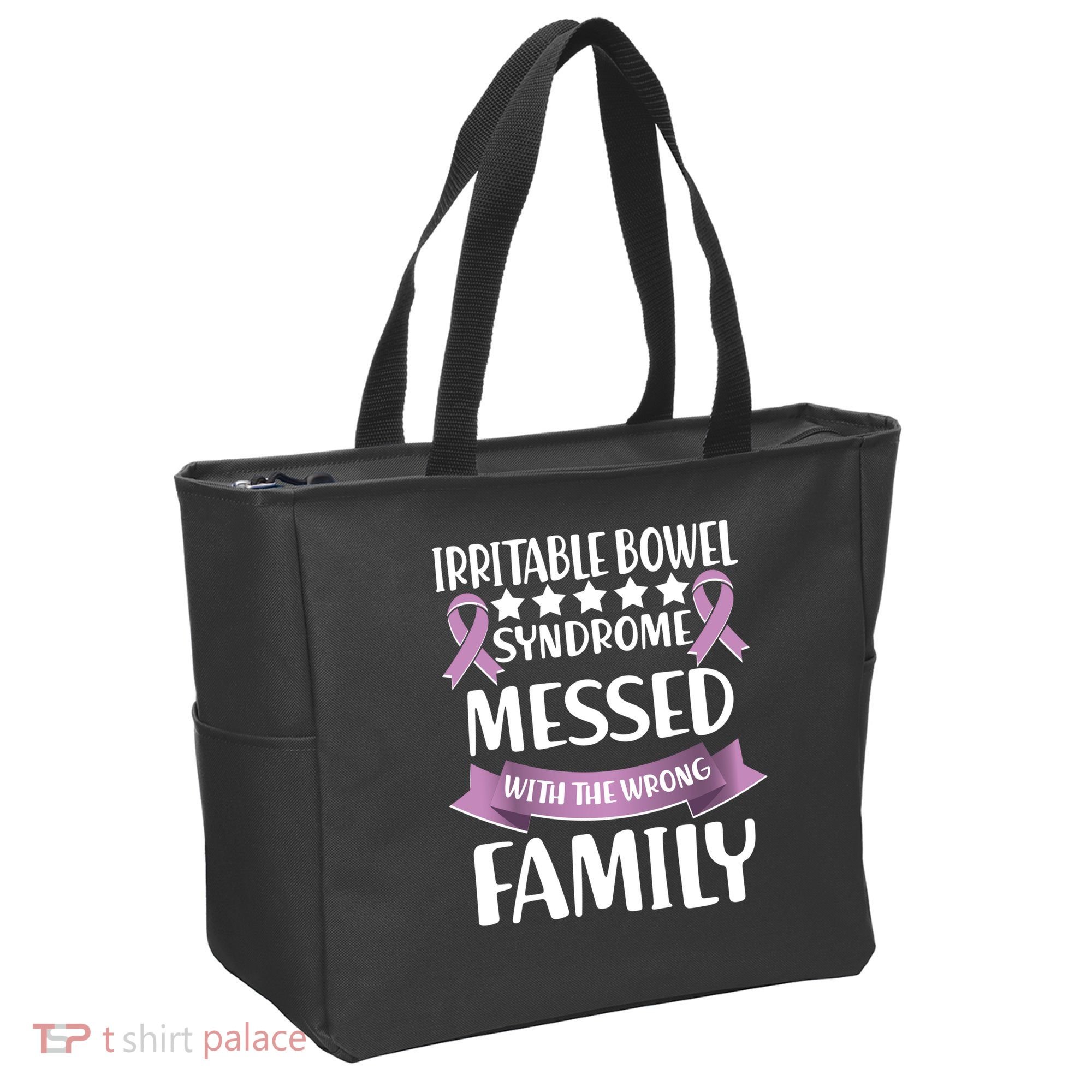 Irritable Bowel Syndrome Messed With The Wrong Family Tote Bag