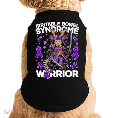 Irritable Bowel Syndrome Warrior Samurai Cat Doggie Tank