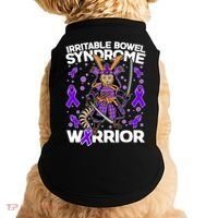 Irritable Bowel Syndrome Warrior Samurai Cat Doggie Tank thumb 0