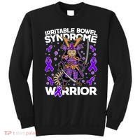 Irritable Bowel Syndrome Warrior Samurai Cat Sweatshirt thumb 0