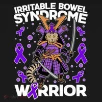 Irritable Bowel Syndrome Warrior Samurai Cat Bucket Hat thumb 4