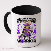 Irritable Bowel Syndrome Warrior Samurai Cat Coffee Mug thumb 0
