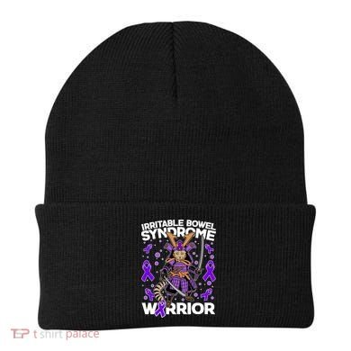 Irritable Bowel Syndrome Warrior Samurai Cat Beanie