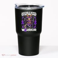 Irritable Bowel Syndrome Warrior Samurai Cat Tumbler thumb 0