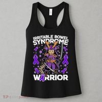 Irritable Bowel Syndrome Warrior Samurai Cat Women's Tank Top thumb 3