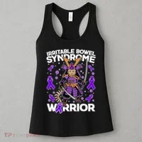 Irritable Bowel Syndrome Warrior Samurai Cat Women's Tank Top thumb 3