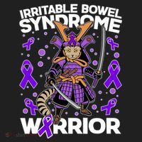 Irritable Bowel Syndrome Warrior Samurai Cat Hat thumb 2