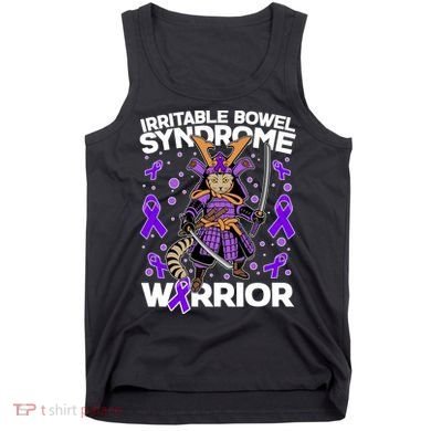 Irritable Bowel Syndrome Warrior Samurai Cat Tank Top