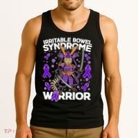 Irritable Bowel Syndrome Warrior Samurai Cat Tank Top thumb 3
