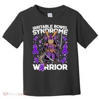 Irritable Bowel Syndrome Warrior Samurai Cat Toddler T-Shirt thumb 0
