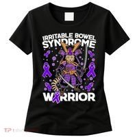 Irritable Bowel Syndrome Warrior Samurai Cat Women's T-Shirt thumb 0