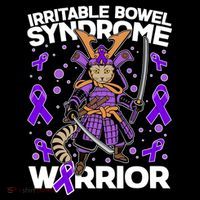 Irritable Bowel Syndrome Warrior Samurai Cat Women's T-Shirt thumb 6