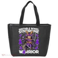 Irritable Bowel Syndrome Warrior Samurai Cat Tote Bag thumb 0
