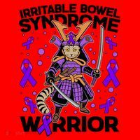 Irritable Bowel Syndrome Warrior Samurai Cat Santa Hat thumb 1