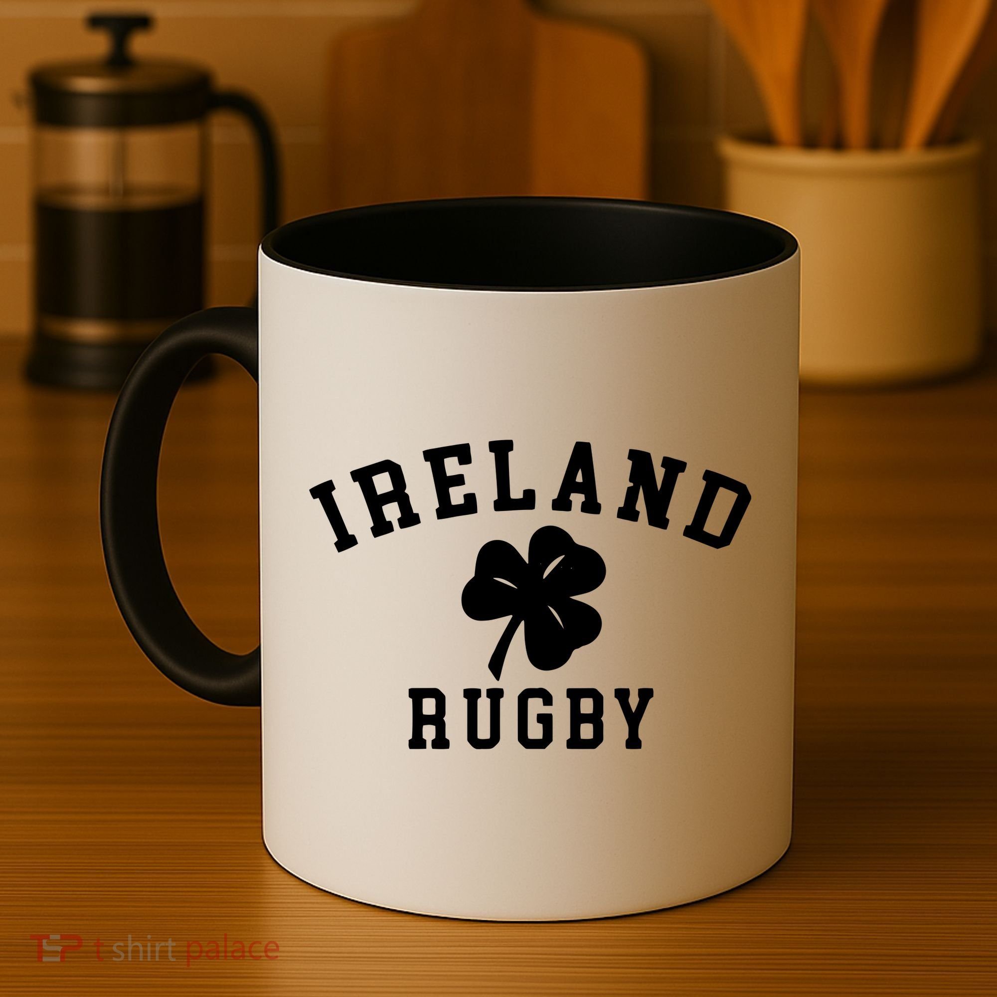 IRELAND RUGBY Shirts Irish Shamrock Rugby Coffee Mug