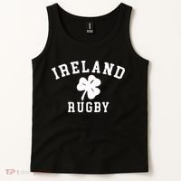IRELAND RUGBY Shirts Irish Shamrock Rugby Tank Top thumb 2