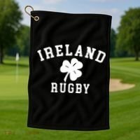 IRELAND RUGBY Shirts Irish Shamrock Rugby Golf Towel thumb 1