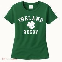 IRELAND RUGBY Shirts Irish Shamrock Rugby Women's T-Shirt thumb 0