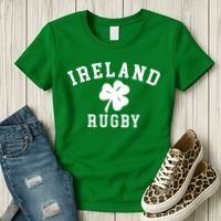 IRELAND RUGBY Shirts Irish Shamrock Rugby Women's T-Shirt thumb 3