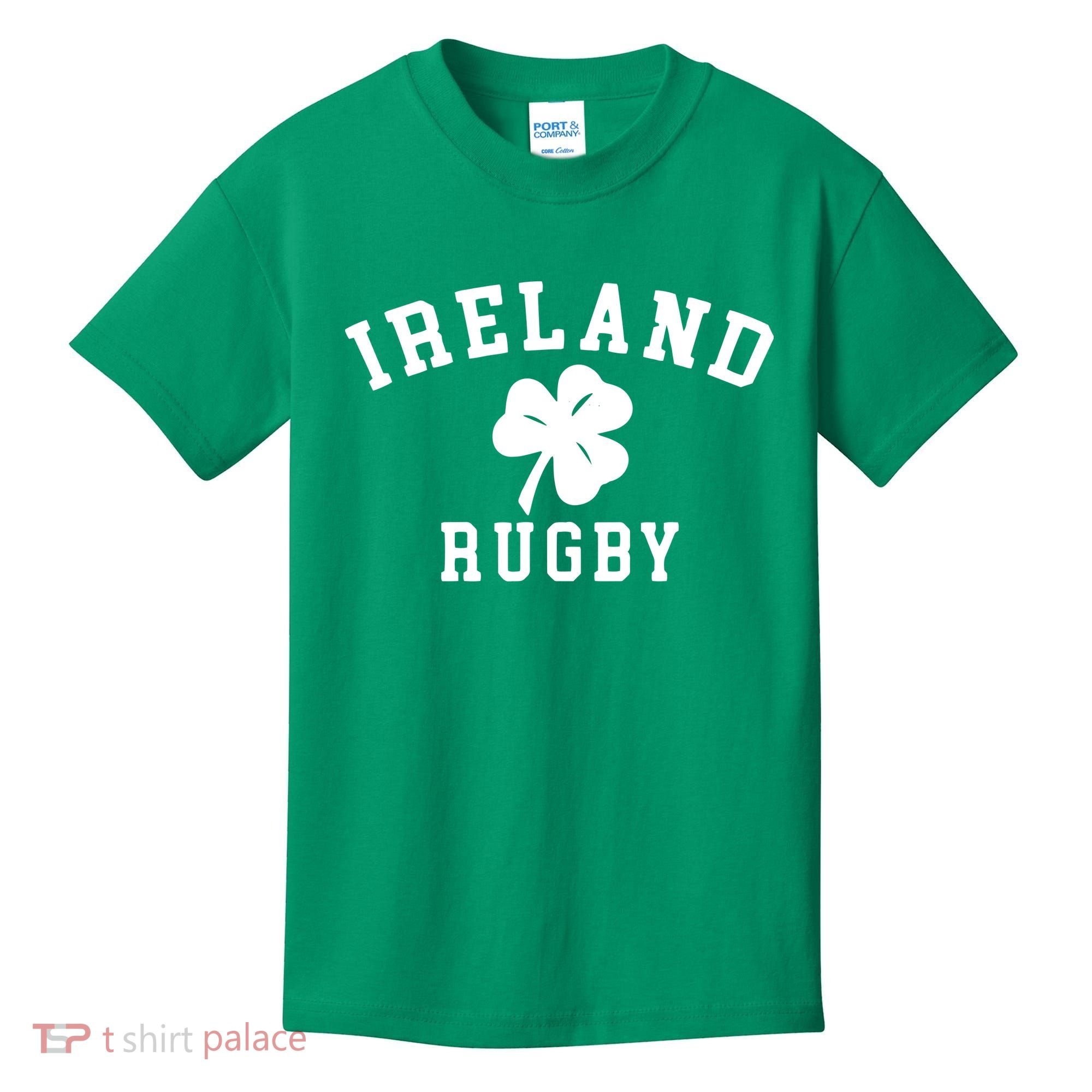 IRELAND RUGBY Shirts Irish Shamrock Rugby Kids T-Shirt