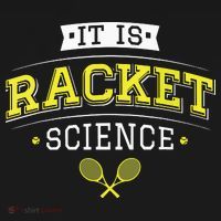 Its Racket Science Funny Tennis Lover Coach Ornament thumb 1