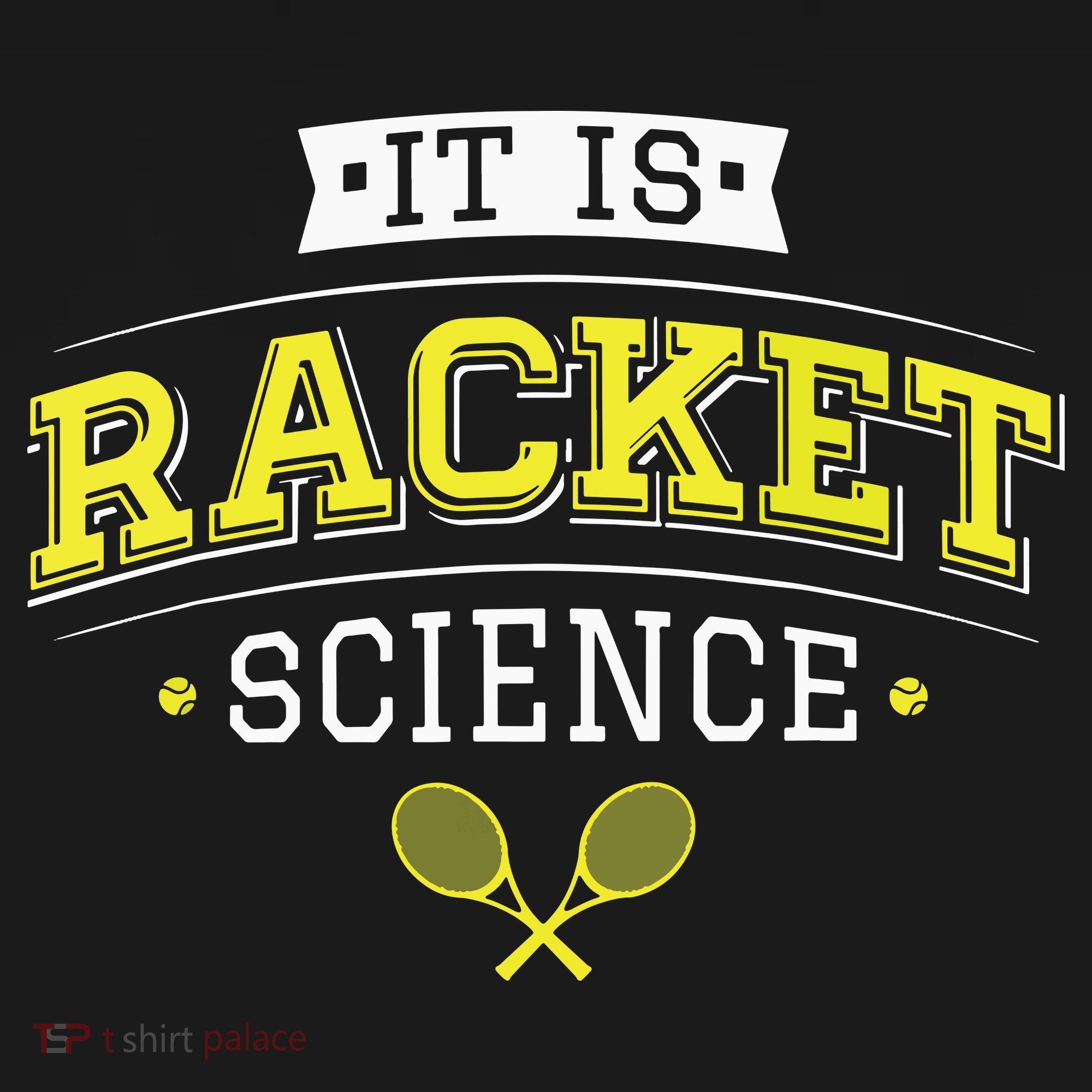 Its Racket Science Funny Tennis Lover Coach Ornament