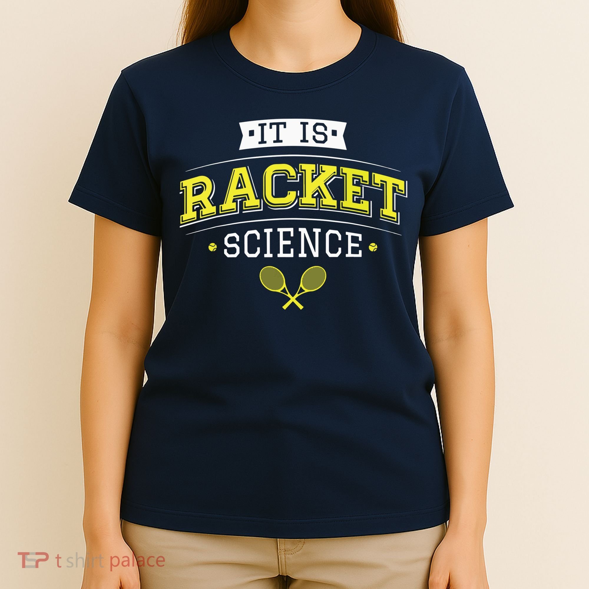 Its Racket Science Funny Tennis Lover Coach T-Shirt