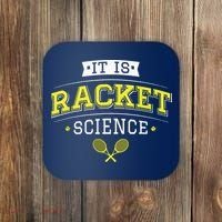 Its Racket Science Funny Tennis Lover Coach Coaster thumb 0