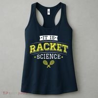 Its Racket Science Funny Tennis Lover Coach Women's Tank Top thumb 3