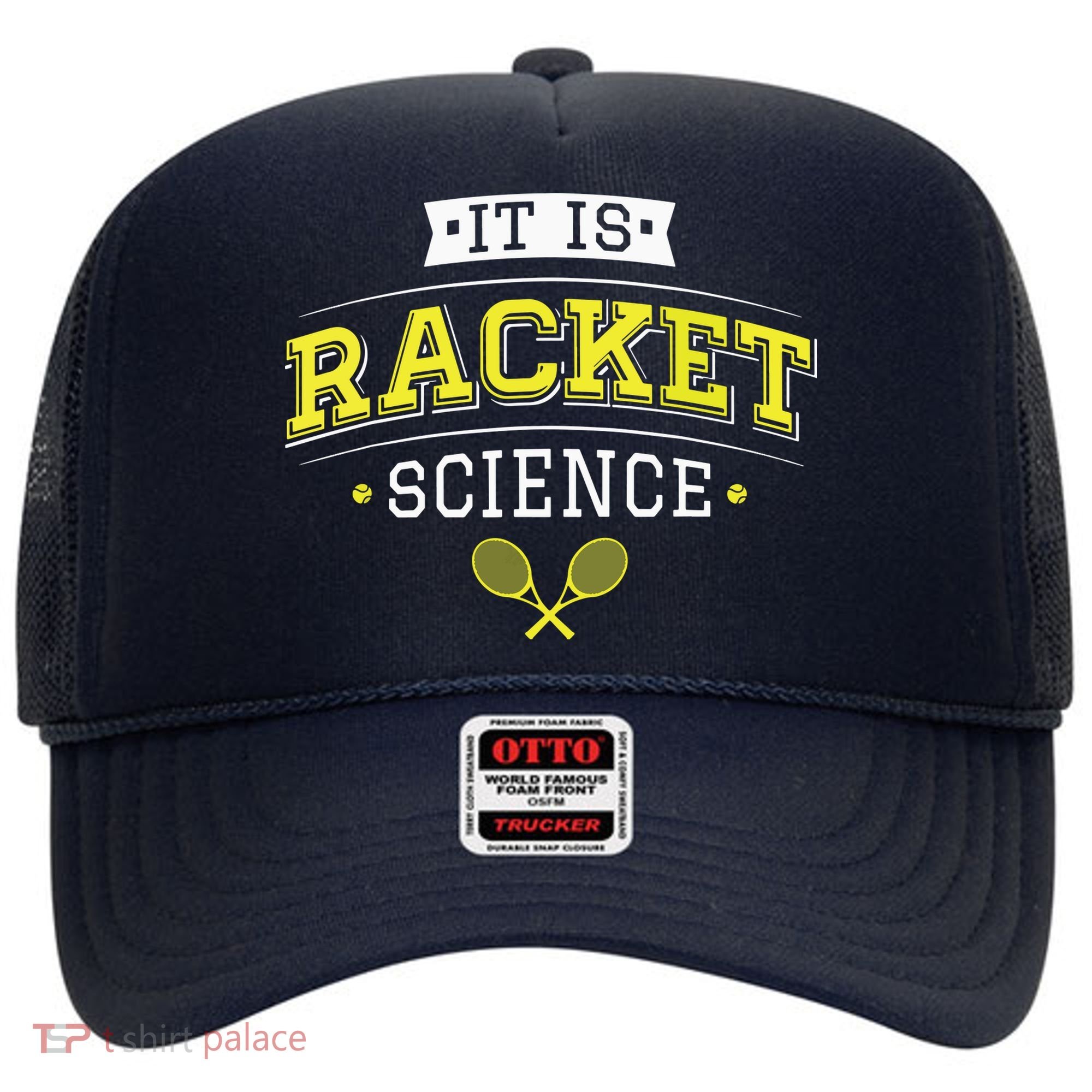 Its Racket Science Funny Tennis Lover Coach Hat