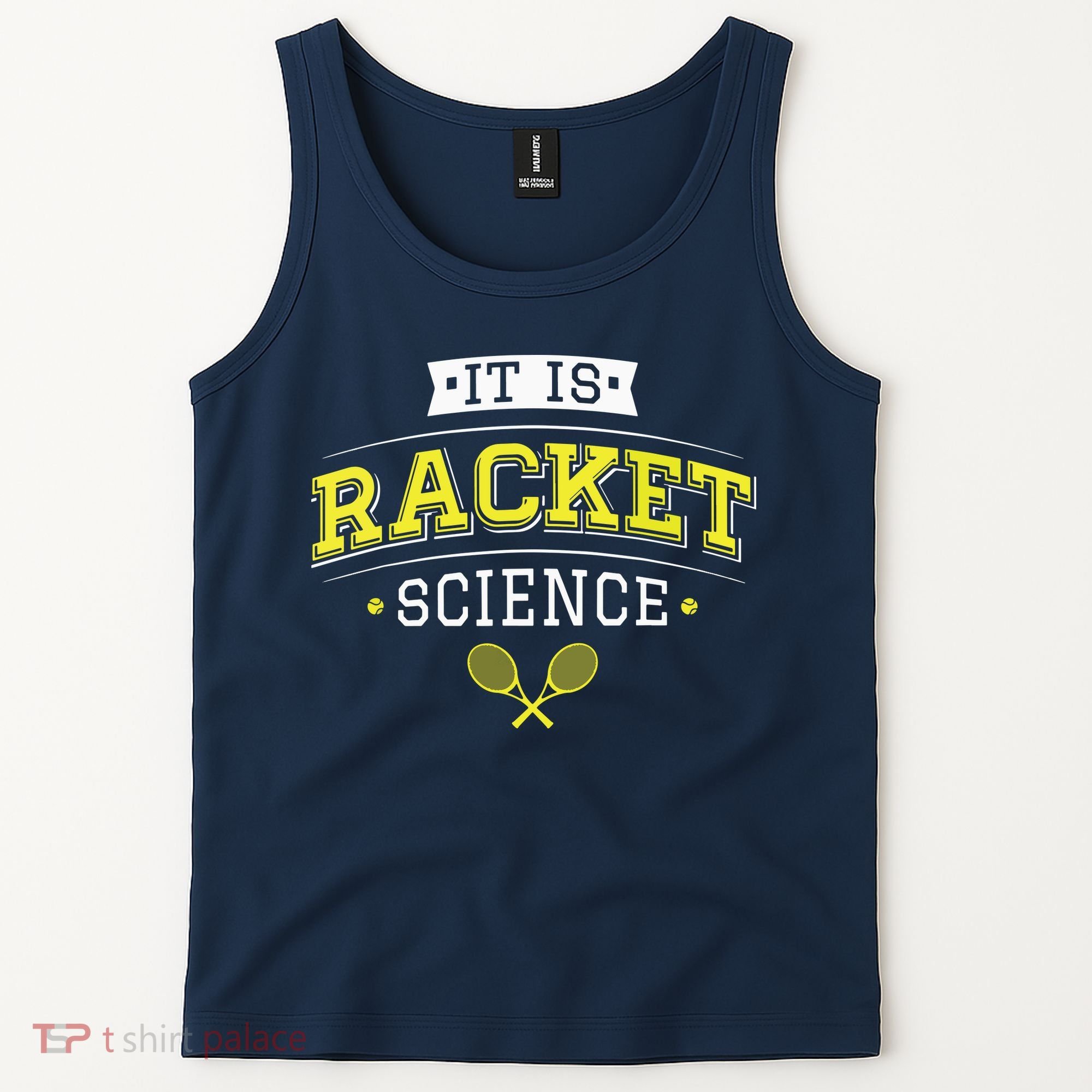 Its Racket Science Funny Tennis Lover Coach Tank Top